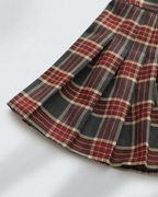Conjunto niña invierno 2 piezas suéter de lana y falda a cuadros – ropa niña invierno en España