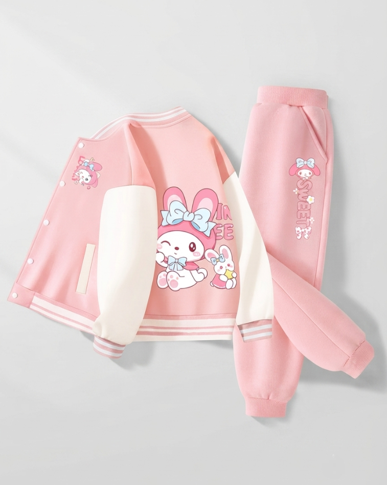 Conjunto Niña Invierno Chaqueta y Pantalón Cálido