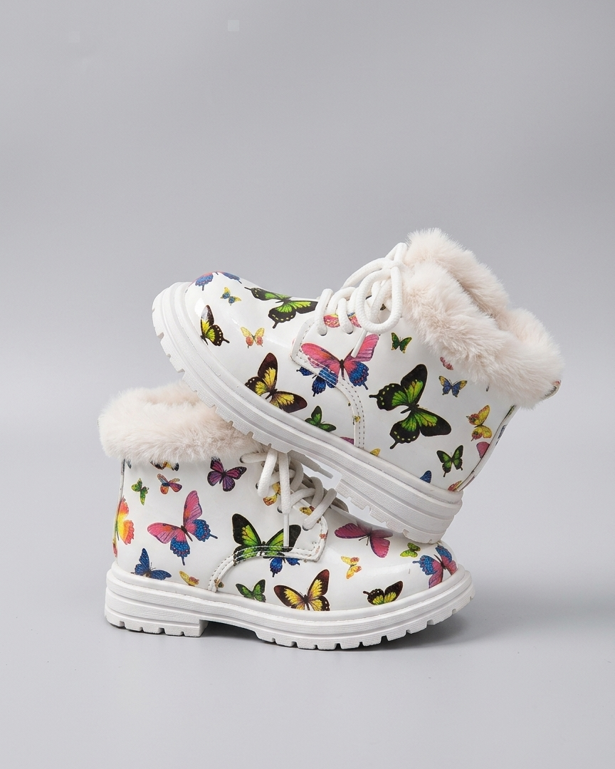 Botas Peluche Niña Invierno Cálido