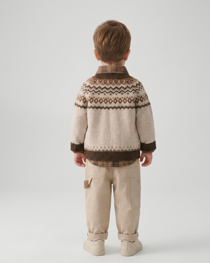 Conjunto de invierno elegante: calidez y estilo para los días fríos,Ideal para clima otoñal  en España