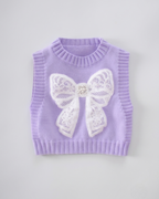 Conjunto niña 3 piezas invierno: camisa manga larga, chaleco de lana y pantalón vaquero en España