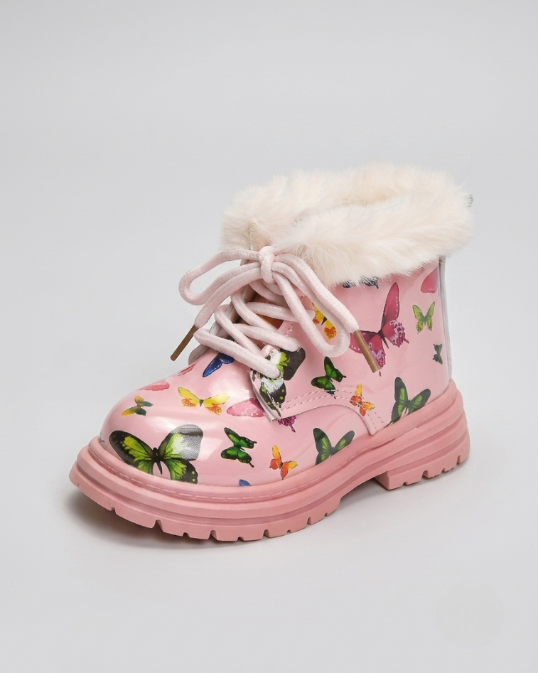 Botas Peluche Niña Invierno Cálido