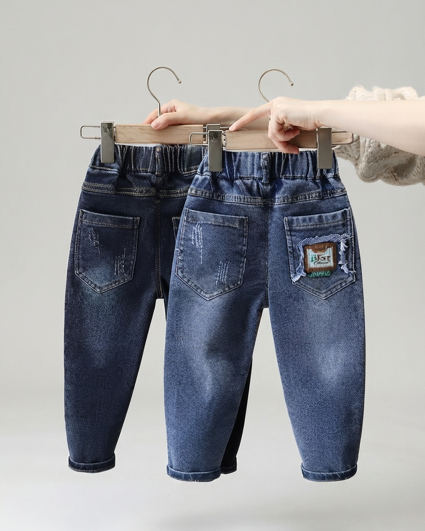Pantalón Vaquero Infantil Premium Comodidad, Estilo y Libertad de Movimiento