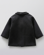 Abrigo de invierno infantil clásico elegante para niño y niña outfit niño