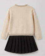 Conjunto niña 2 piezas con lazo grande elegante otoño invierno  es perfecto para ocasiones especiales, en España
