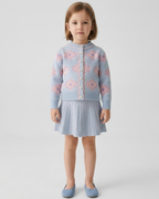Vestido niña invierno de tejido suave con textura cómoda | vestido niña punto suave | ropa niña elegante en España