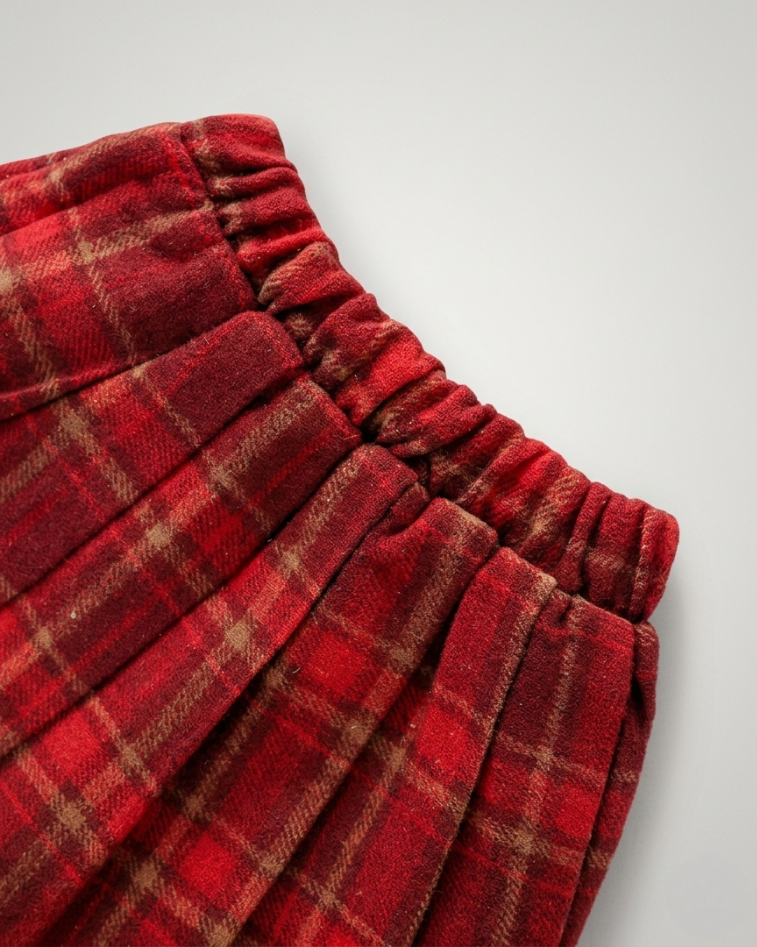 Vestido niña invierno de punto con lazo en el cuello y mangas largas estilo clásico,Ideal para primavera en España