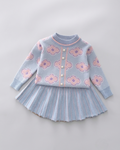 Vestido niña invierno de tejido suave con textura cómoda | vestido niña punto suave | ropa niña elegante en España