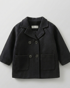 Abrigo de invierno infantil clásico elegante para niño y niña outfit niño niña 