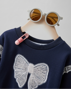 Conjunto niña invierno 2 piezas sudadera con lazo y falda pantalón elegante ropa niña,Ideal para primavera y para clima otoñal en España