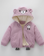 Chaqueta bebé invierno y ropa bebé invierno chaqueta niña invierno acolchada con capucha de osito , en España