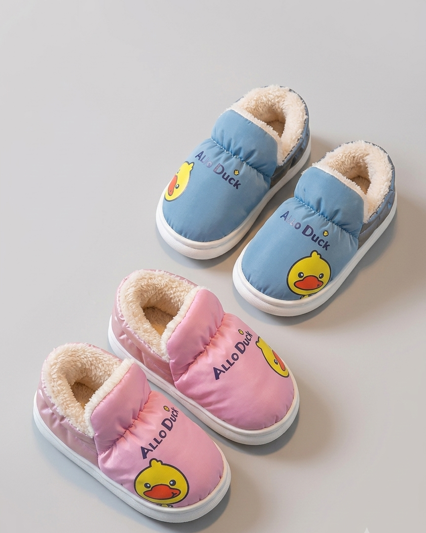 Botas de invierno con forro de piel cálida y diseño de dibujos animados. en España