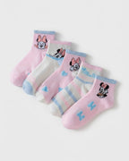 Calcetines de Minnie Mouse para niñas  5 diseños diferentes