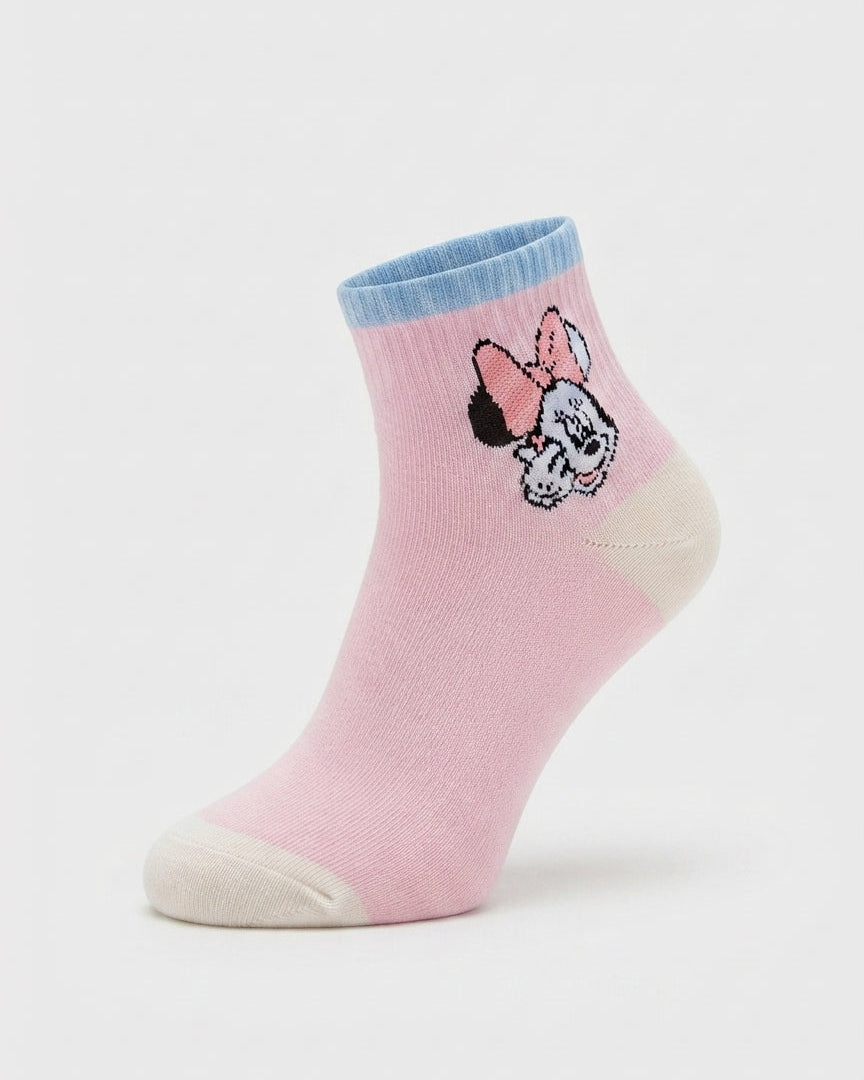 Calcetines de Minnie Mouse para niñas  5 diseños diferentes