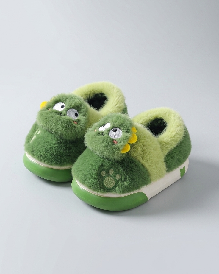 Pantufla de invierno cálida con diseño de dibujos animados en España