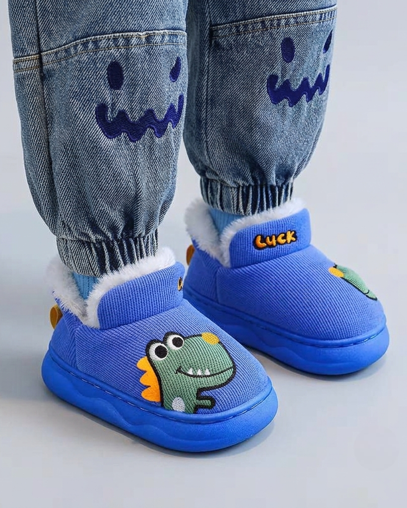 Bota Dinosaurio Infantil Invierno Acolchado