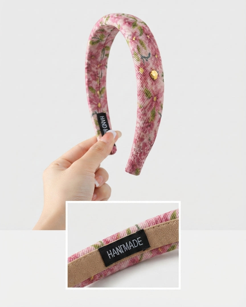 Diademas para niñas con estampados florales elegantes