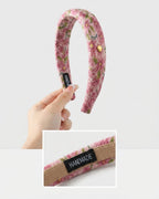 Diademas para niñas con estampados florales elegantes