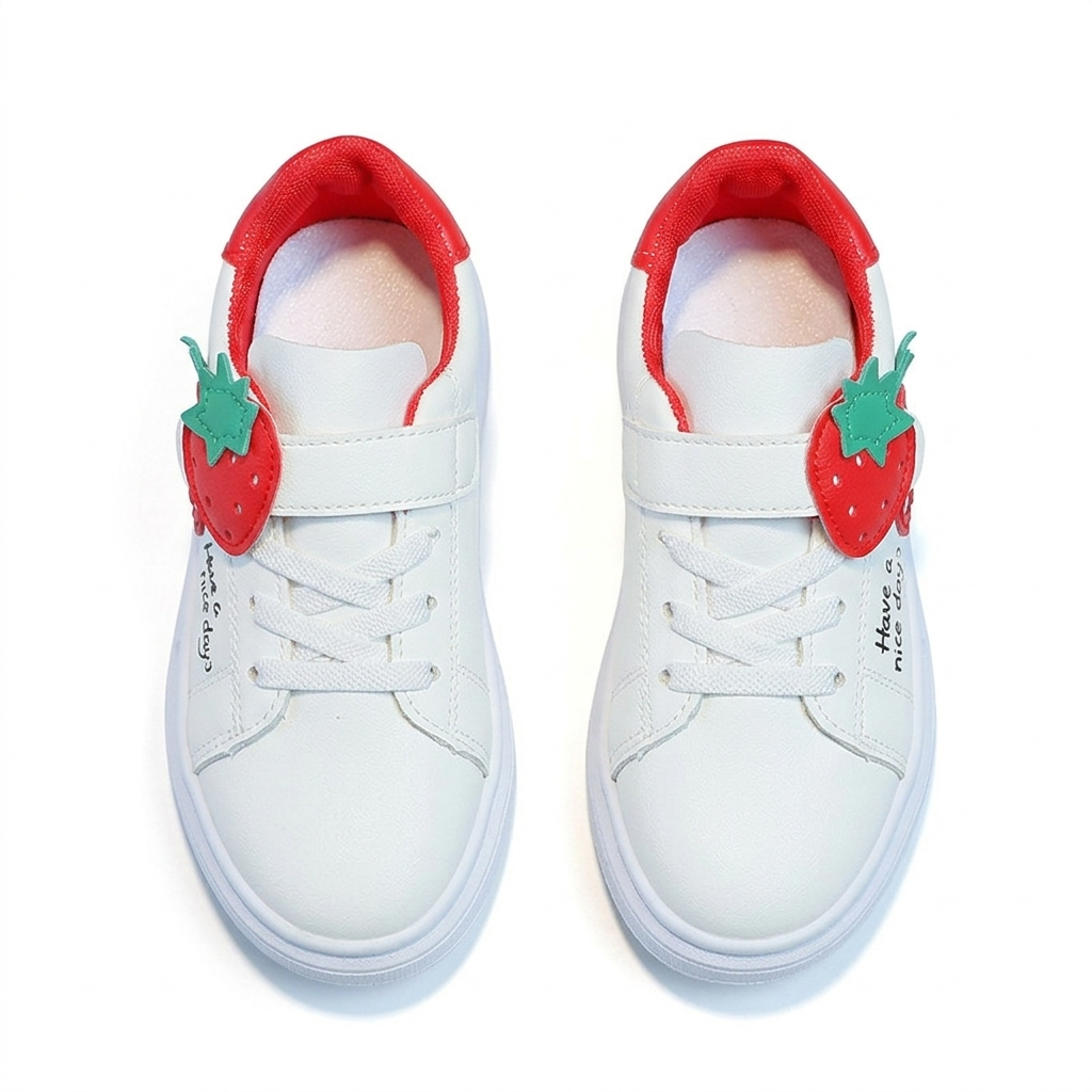 Zapato con diseño de fresa para niños en España