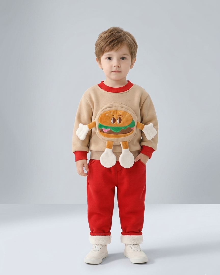 Conjunto bebé invierno suéter y pantalón grueso algodón, Ideal para primavera en España