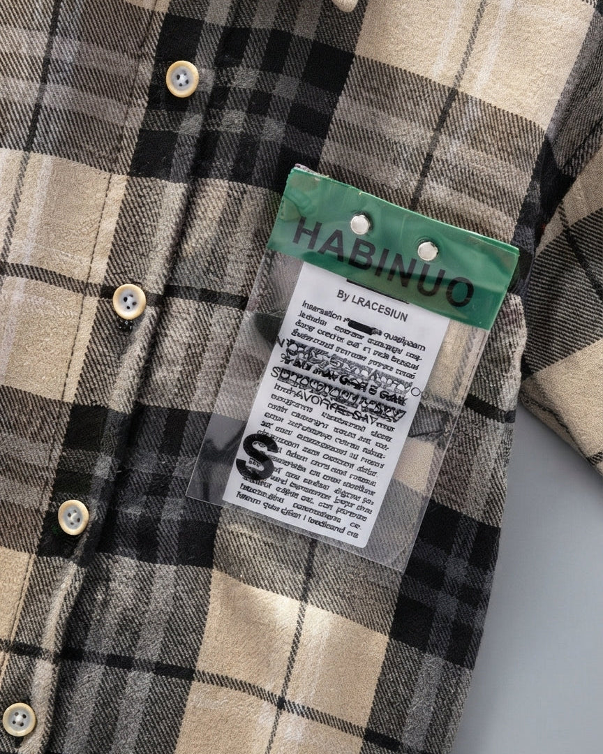 Conjunto Niño Elegante 2 Piezas, Camisa de Cuadros y Pantalón Denim