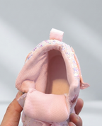 Zapatillas Infantiles Brillantes con Mariposa