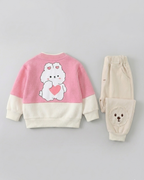 Conjunto bebé 3 piezas ropa infantil con diseño elegante de osito para niño y niña en España