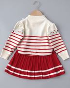 Conjunto Niña Plisado Invierno 2 Piezas ,Elegante