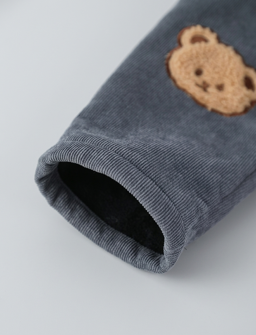 Conjunto niño 2 piezas ropa infantil: sudadera con capucha con diseño de oso 3D y pantalón vaquero elástico,Ideal para primavera y verano en España