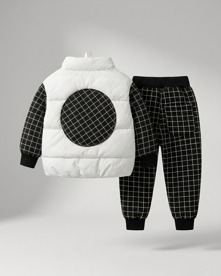 Conjunto bebé invierno 3 piezas niño (chaqueta acolchada, suéter y pantalón) en España