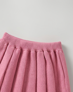Vestido niña invierno tejido conjunto 2 piezas (top y falda plisada) niña de dos piezas Ideal para primavera y para clima otoñal en España
