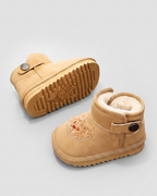 Botas Niño Cara de Osito Invierno Cálido