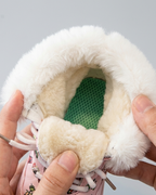 Botas Peluche Niña Invierno Cálido