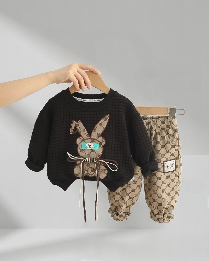 Conjunto bebé niño 2 piezas sudadera y pantalón algodón invierno en España
