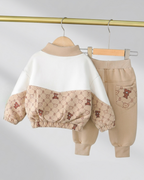 Conjunto Niño Invierno 2 Piezas Lucky Bear Chaqueta y Pantalón Deportivo
