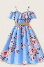 Brillo de Sol! Vestido Floral Azul para Días Inolvidables