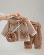 Conjunto de Invierno de 3 Piezas para Bebé Suavidad, Calidez y Mucha Ternura