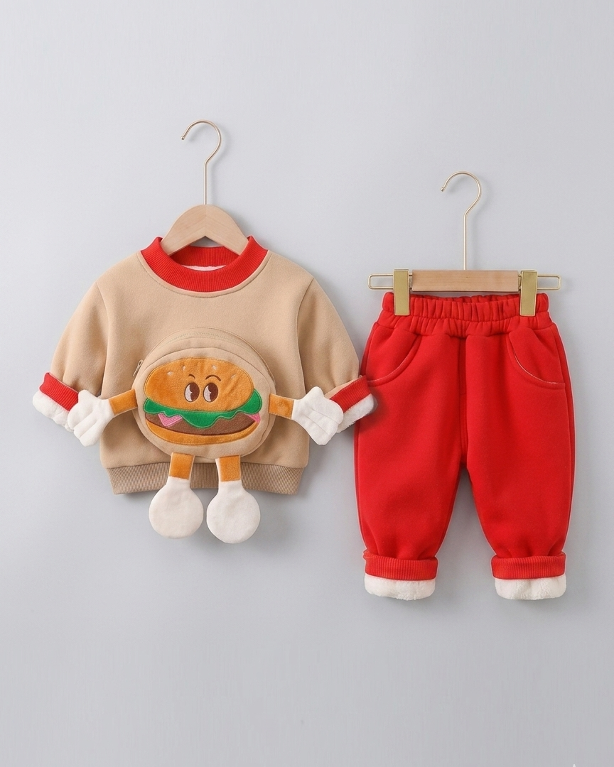Conjunto bebé invierno suéter y pantalón grueso algodón, Ideal para primavera en España