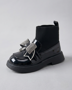 Zapato Lujo Niña Cristales y Lazo