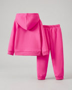 Conjunto niña 2 piezas sudadera con capucha y pantalón deportivo a juego para ropa niña en España