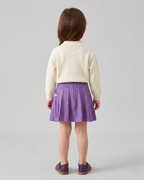 Conjunto niña invierno felpa con bordado de frutas 3D chaqueta y falda en España