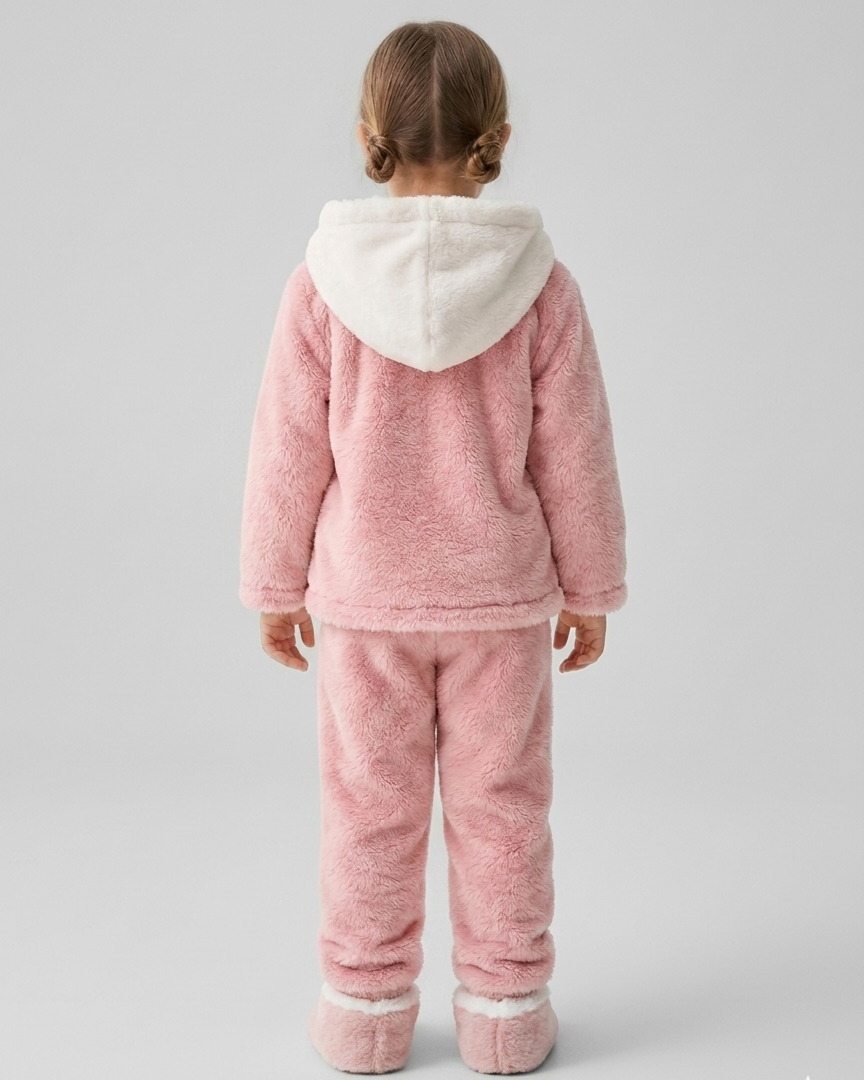 Conjunto niña invierno 2 piezas ropa bebé de terciopelo con estampado de fresas chaqueta y pantalón en España