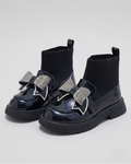 Zapato Lujo Niña Cristales y Lazo