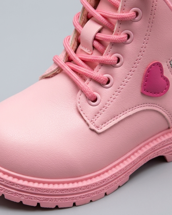 Botas Niña Corazones Invierno Cálido