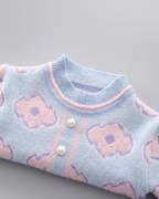 Vestido niña invierno de tejido suave con textura cómoda | vestido niña punto suave | ropa niña elegante en España