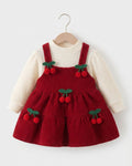 Conjunto niña invierno 2 piezas: suéter corazones y pantalón
