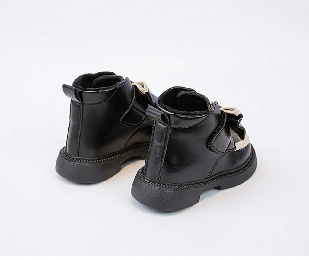 Zapato de invierno elegante con un lazo lujoso en España