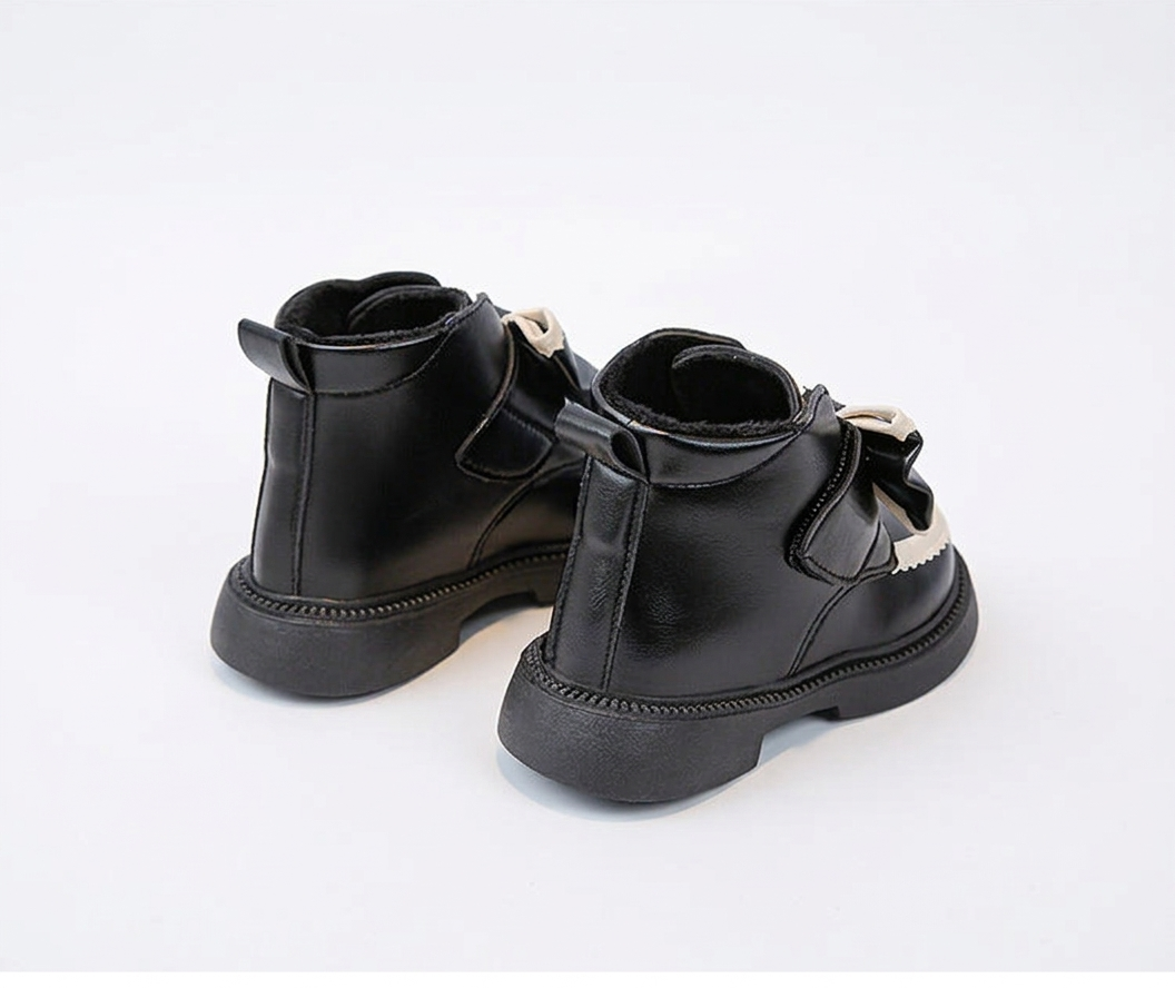 Zapato de invierno elegante con un lazo lujoso en España