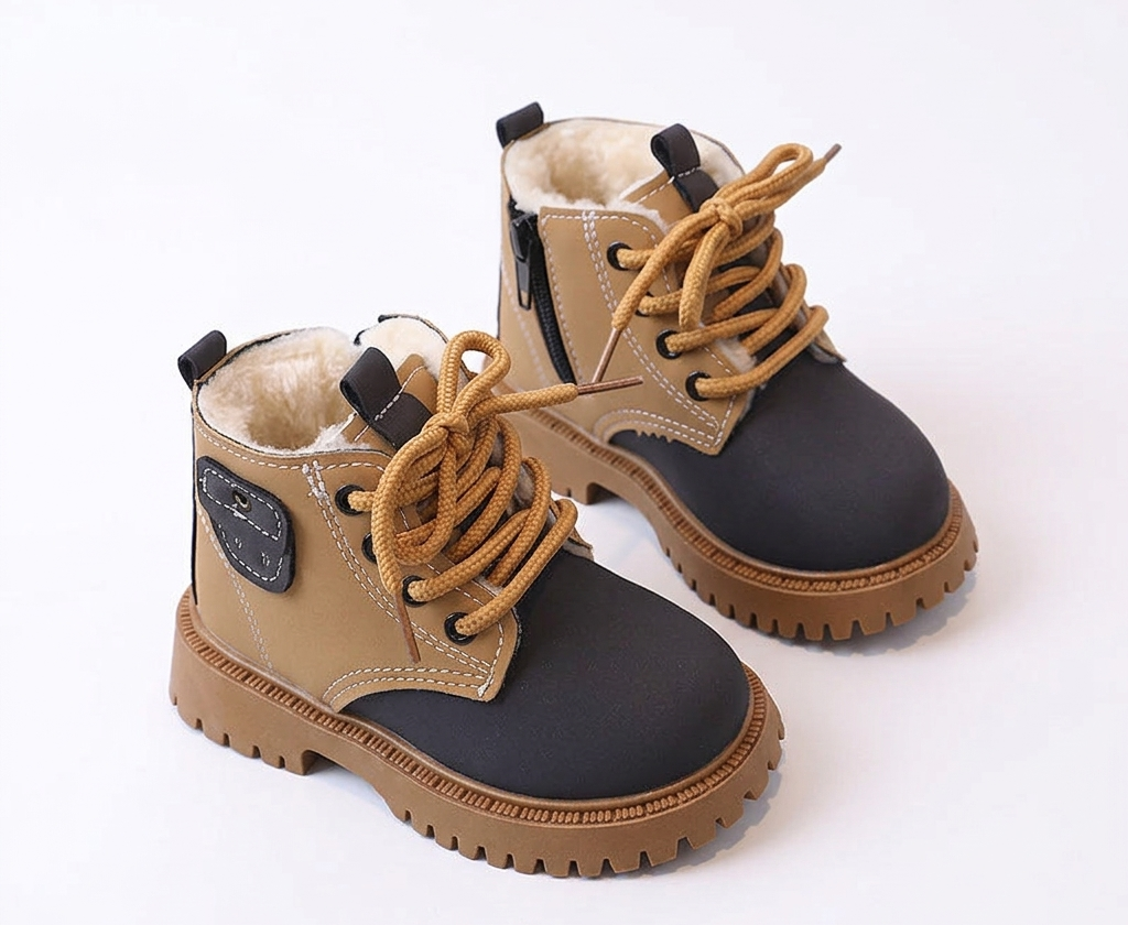 Zapato de invierno con forro suave y cálido, de diseño moderno en España