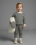 Conjunto Bebé Niño Invierno 3 Piezas  Chaqueta Acolchada, Suéter y Pantalón